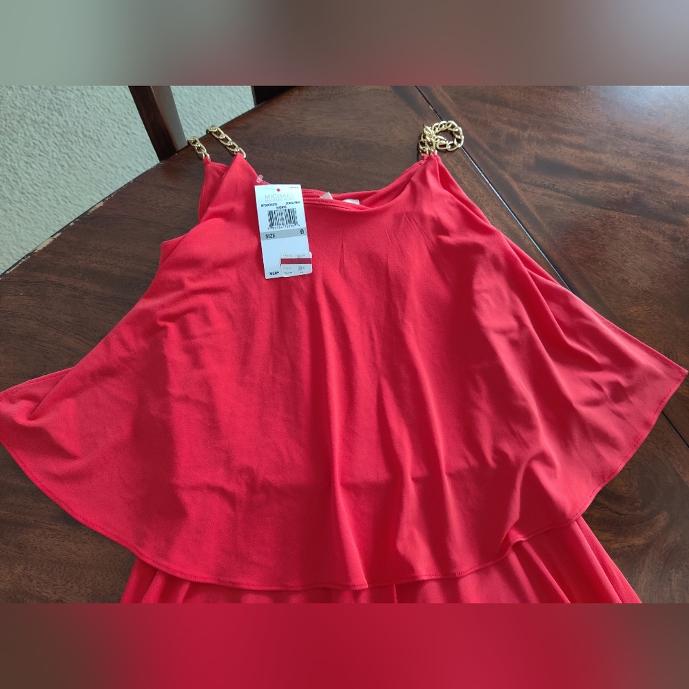 Michael Kors Vibrant Orange 🧡 Women's Dress - Picture 2 of 3